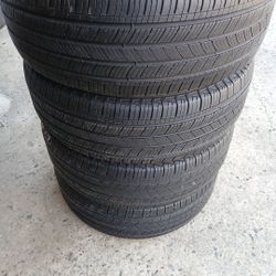 Set Of Michelin Tires Installed 235 55 19