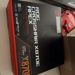 ROG CROSSHAIR X870E APEX Motherboard with 3 m.2 NVME slots