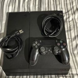 Sony Ps4 PlayStation 4 Console And Controller 
