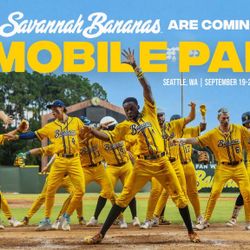 9/19 Savannah Banana Ball T-Mobile Park 5 Tickets