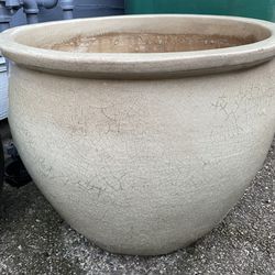Extra Large Ceramic Planter/Pot Set
