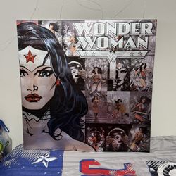 Wonder Woman Decor Wall Art – Great Condition!