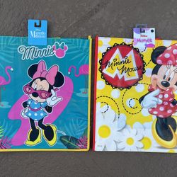 2 Brand new Disney Minnie Mouse reusable bags