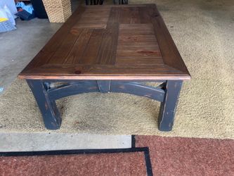 Wooden coffe table oak an mahogany