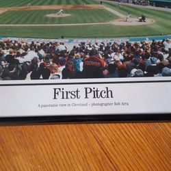 Indians first pitch at the new stadium