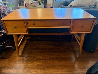 Solid wood desk