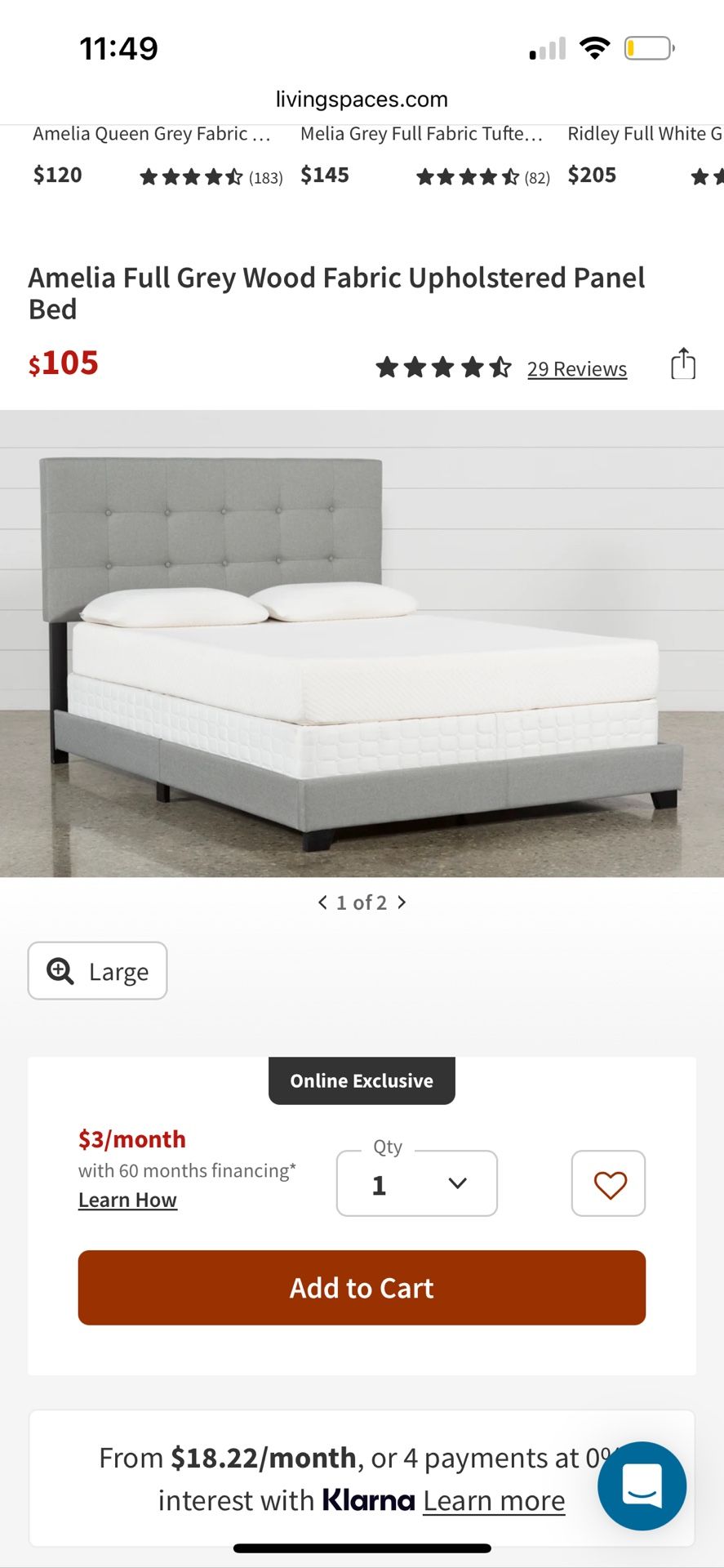 Full Size Bed Frame