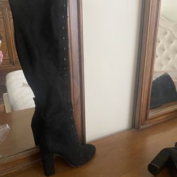 High Heel Black Boots