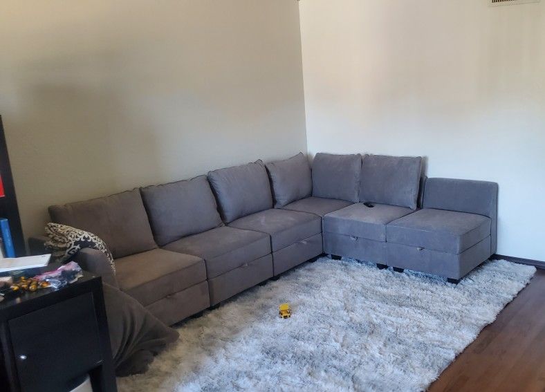 Grey Sectional Sofa