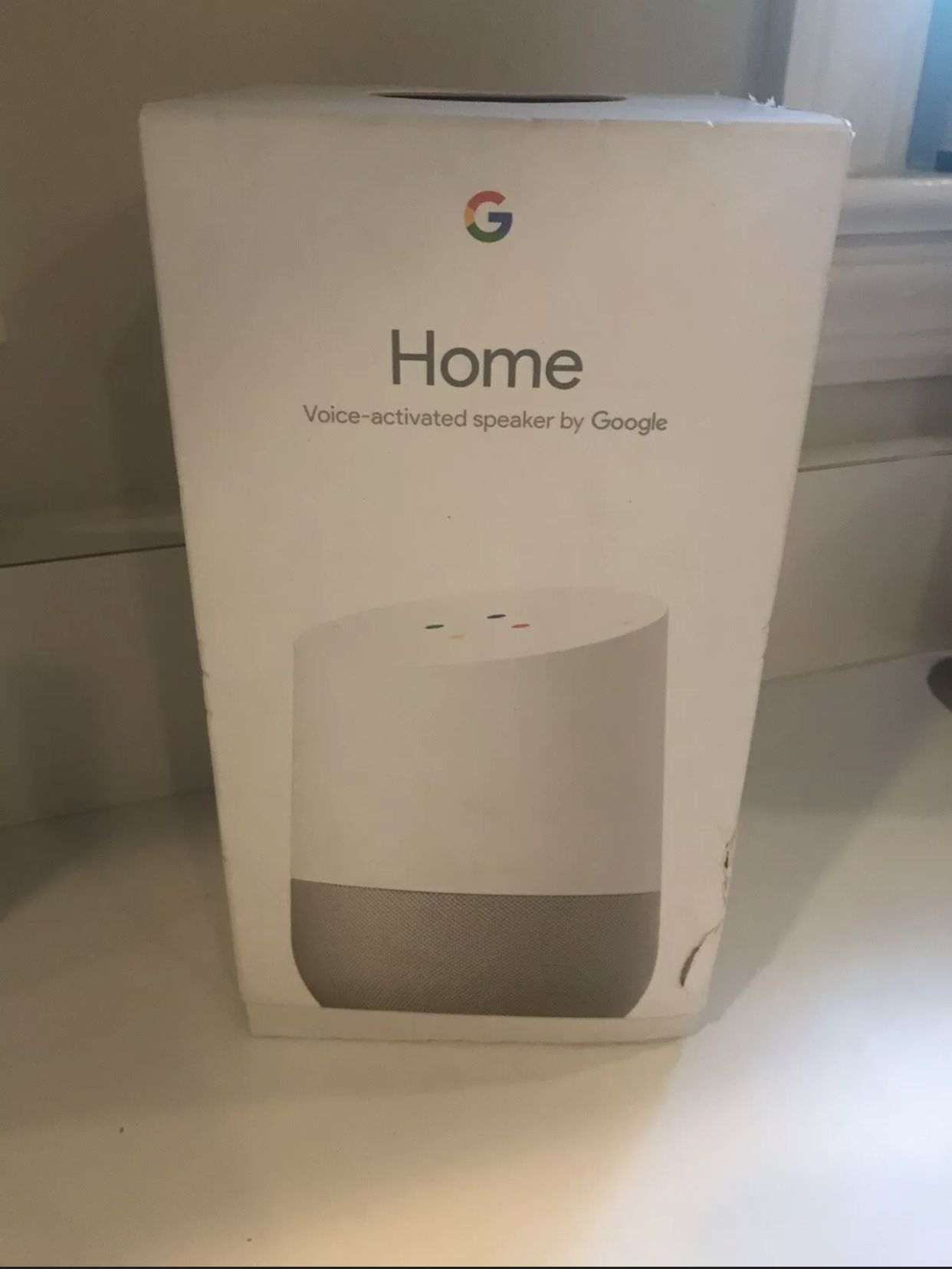 Google Home Smart Assistant - White Slate - NEW