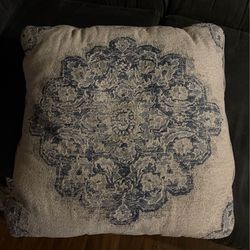 Two decorative pillows for the couch