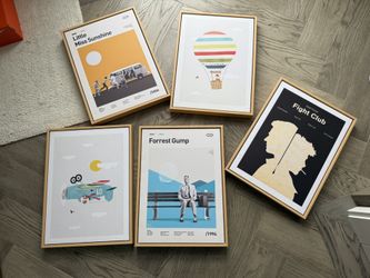 framed poster wall art movie