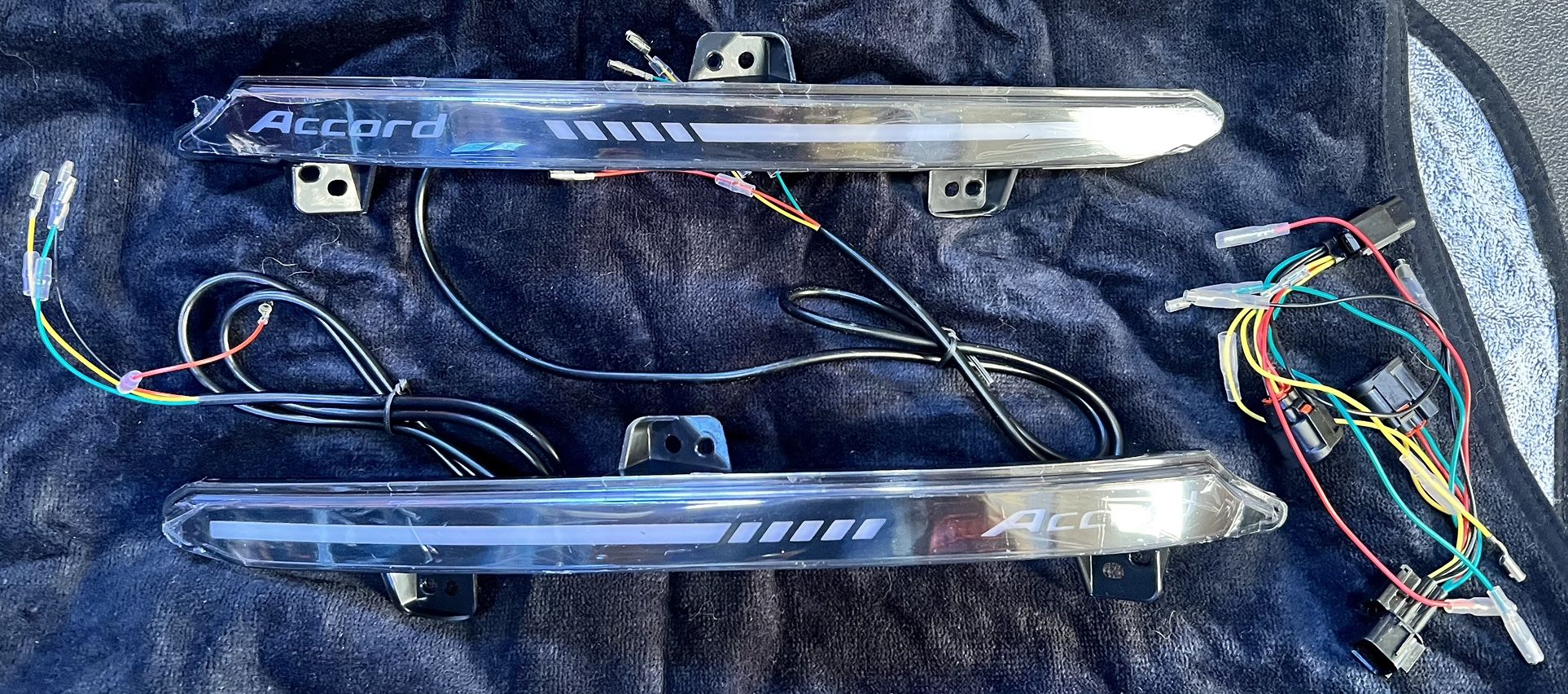 V3 White Reflectors Lights for 2018-2022 Honda Accord