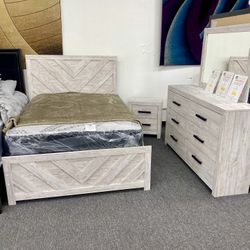 4pc Full Size Bedroom Set $899