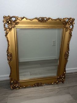 Antique Gold Mirror
