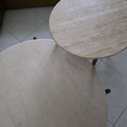Marble And Wood Coffee Tables