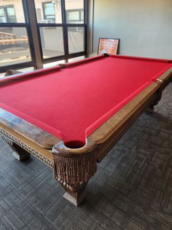 Pool table guy , felt moves bumpers