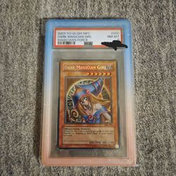 Yugioh dark magician girl unlimited psa 8