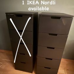 Black IKEA Nordli Dresser 5 Deep Drawers / Cajonera $200.- or BEST OFFER