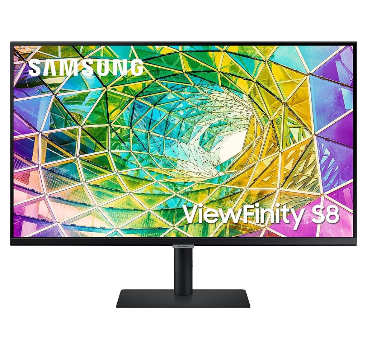 SAMSUNG ViewFinity S80A Series 27-Inch 4K UHD (3840x2160) Computer Monitor, HDMI, USB Hub, HDR10 (1 Billion Colors), Height Adjustable Stand, TUV-Cert