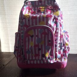 JWorld New York Rolling Backpack And Matching Lunchbag