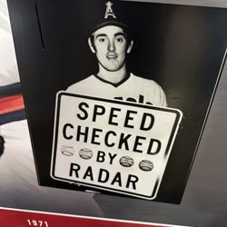 Radar Sign Baseball Retired City Street