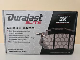 Brand new Duralast Elite brake pads model DE1194 mint