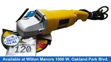 Dewalt Dw840 Yellow Corded Grinder