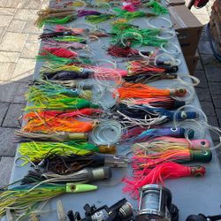 Hundreds Of Rigged And Unrigged Trolling Lures 