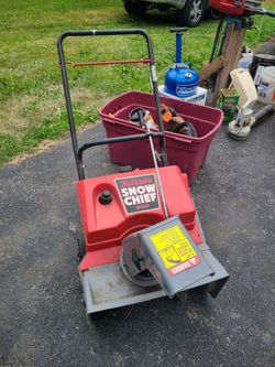 Snow blowers .