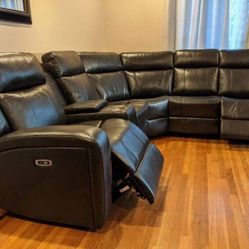 New Gray Power Recliner Sectional Couch / Free Delivery 