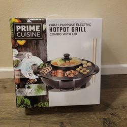 Indoor Grill & Hot Pot 2  in 1 - NEW!
