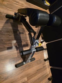 HOIST FITNESS  Ab/Back Hyper Bench