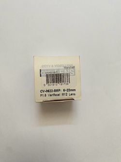 NEW Marshall Electronics M12-Mount 6-22mm IR Varifocal Lens