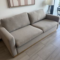 Mita Beige Sofa - 81” x 38” - Excellent Condition - Retail: $1299