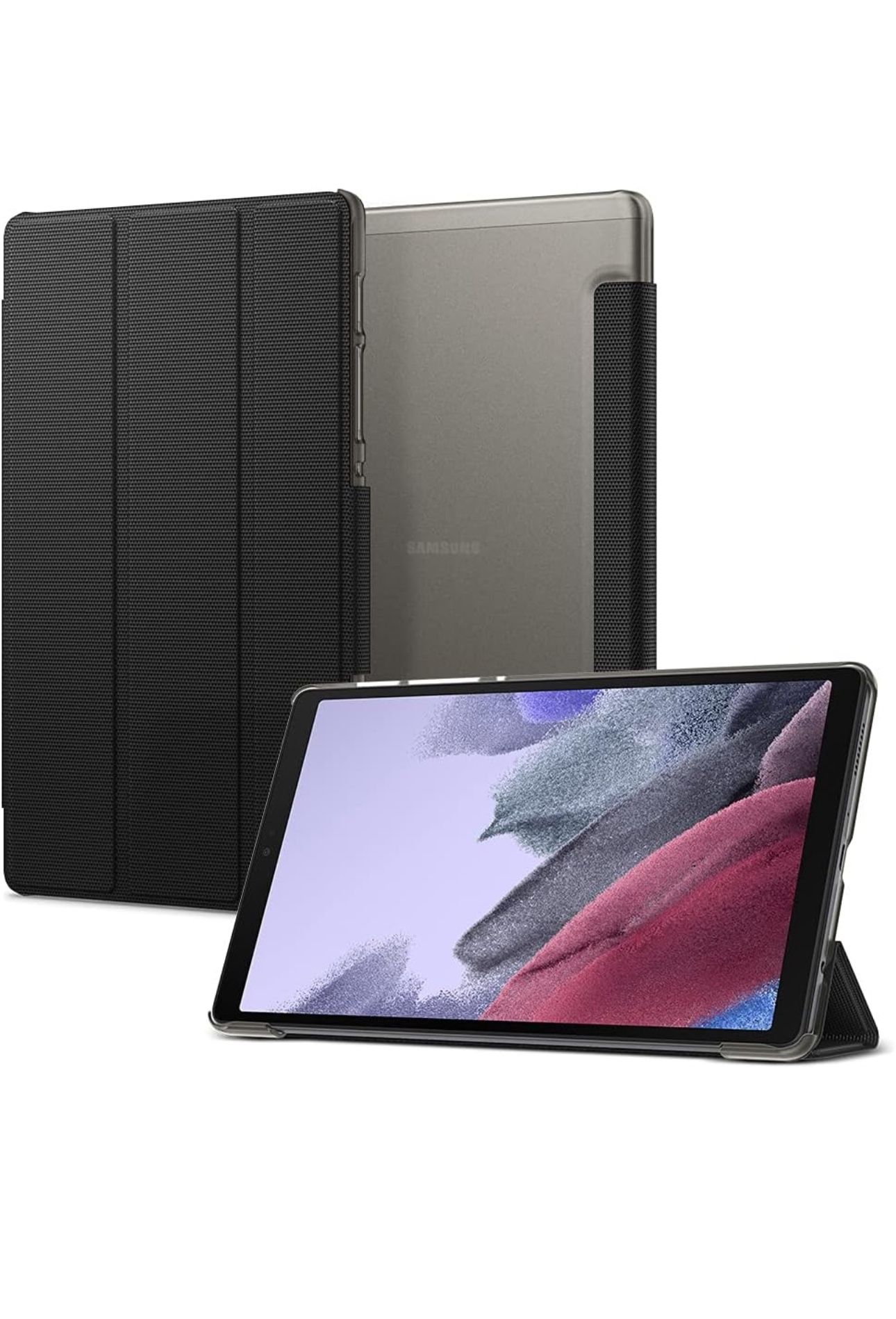 Spigen Liquid Air Folio Designed for Galaxy Tab A7 Lite 8.7 Inch Case (2021) - Black