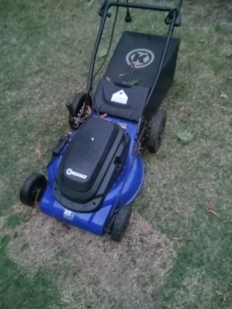 Kobalt Ele Truc Mowrr Like New Corded No Maintenance