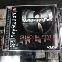 Wutang Clan Shaolin Style Ps1 $85 Gamehogs 11am-7pm