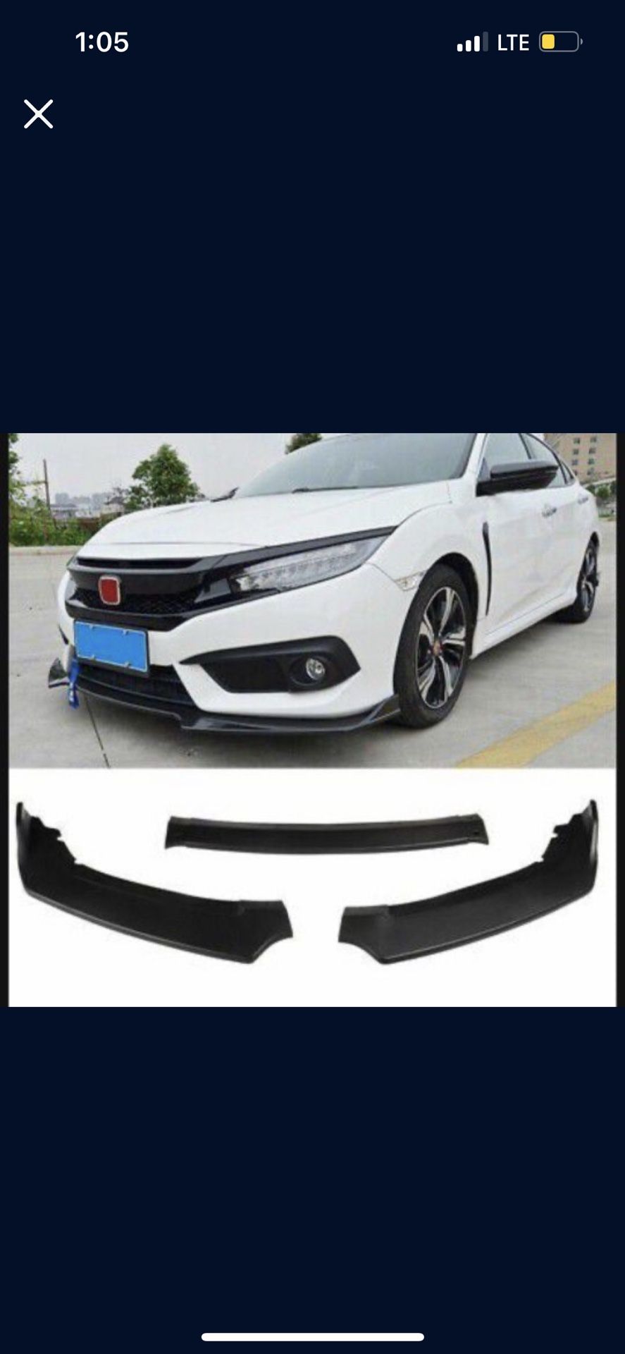 Universal Front Bumper Splitter