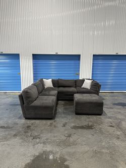 Large Gray Sectional Free Delivery