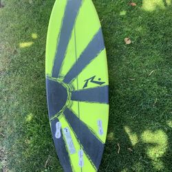6’0 Rusty Surfboard 