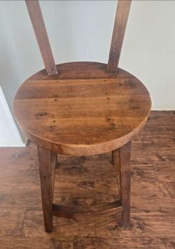 Handcrafted Solid Wood stool.