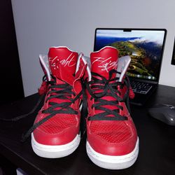 Nike Men Air Jordan Flight 45 High Red Shoes