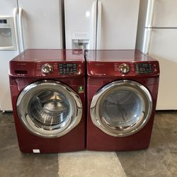 SAMSUNG XL CAPACITY WASHER DRYER ELECTRIC SET 