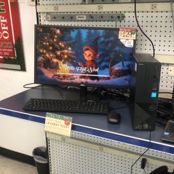Dell Pc With Monitor/mouse Keyboard Combo 