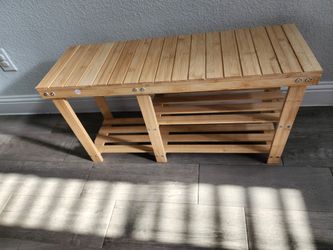 Shoe shelf (33"L x11"Dx18"H)