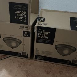 11in 1- light  flush mount 