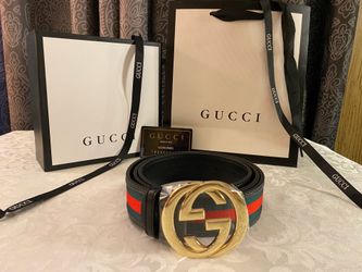 Gucci and LV belts