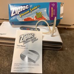 Vacuum Sealer- Ziploc V150 & 7 Sealing Bags