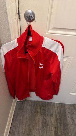 Men Puma Tracksuit Red/White